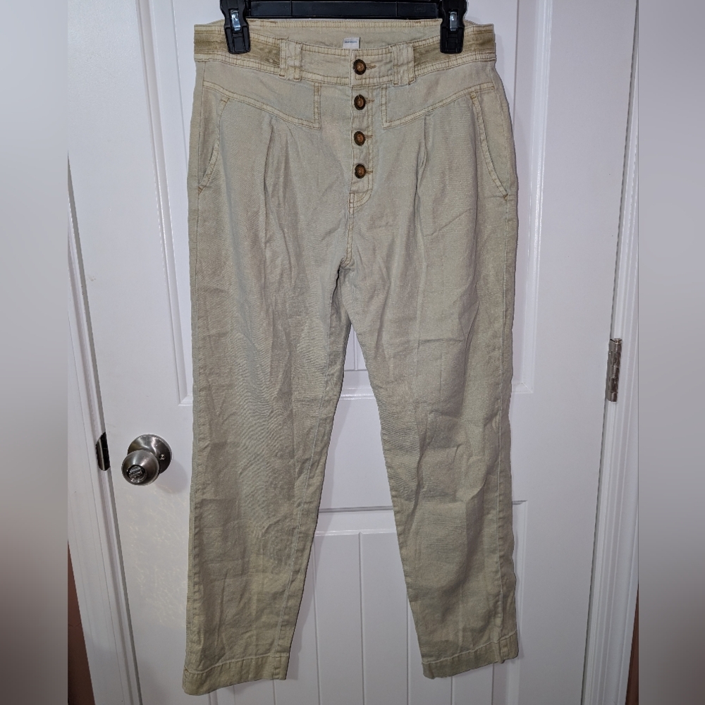 Sundance Cream Straight Leg Pants